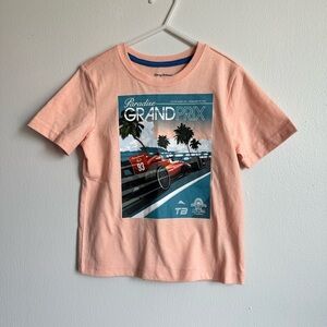 Tommy Bahama Paradise Grand Prix Kids Peach T-Shirt Size 4T